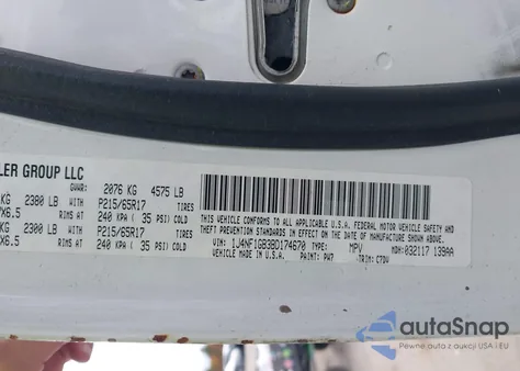 2011 Jeep Patriot Sport z USA, uszkodzony, nr VIN 1J4NF1GB3BD174670